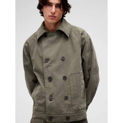GAP Dvojradový kabát GapStudio by Zac Posen unisex Zelená