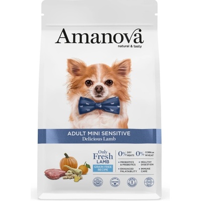 Amanova Dog Adult Mini Sensitive Lamb & Pumpkin Grain Free 7 kg