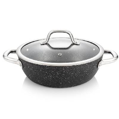 Hluboká pánev s poklicí Tescoma, PRESIDENT Stone, 28 cm, 780356 780356