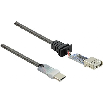 Renkforce RF-4752800 USB, USB 2.0 USB-C ™ zástrčka, USB-A zásuvka, 7.5m, černý
