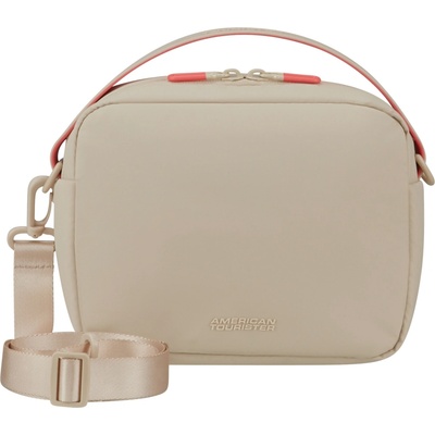American Tourister PUFFYPOP Taštička přes rameno 20cm Béžová 3.5L