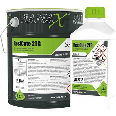 Sanax 2K transparentní epoxidový vrchní lak ResiCote 2TG 5 kg
