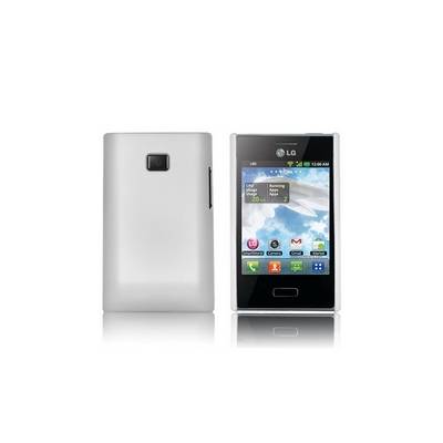 Plastové pouzdro LG E400 Optimus L3 - bílé