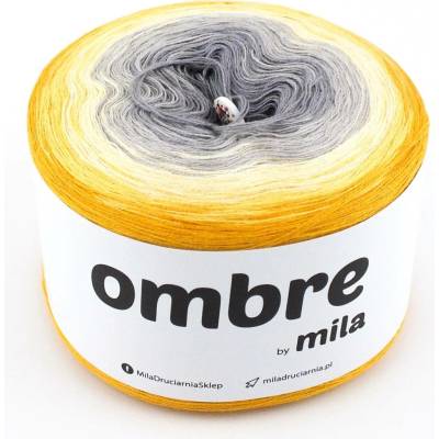 MILA Příze OMBRE Classic 1200m/3nitky M037R - Slunečný den