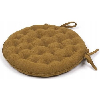 PODUŠKA NA STOLIČKU okrúhla PREŠÍVANÁ Ø 40 cm mäkká