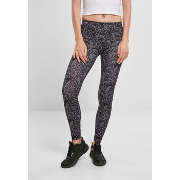 Urban Classics Дамски клин Urban Classics Ladies AOP Leggings UB-TB3786-02912 - Черен, размер S