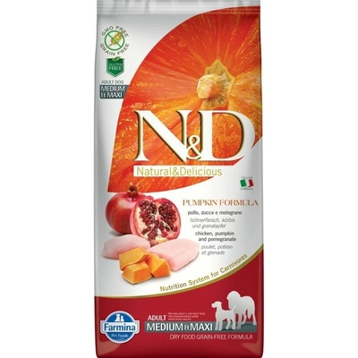 N&D Pumpkin Adult M&M Chicken & Pomegranate 12 kg