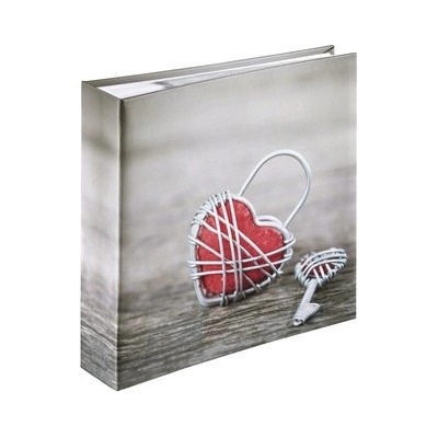 Hama album memo RUSTICO METAL HEART 10x15/200, popisové pole