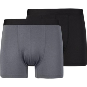 Stoic Мъжко синтетично термобельо Stoic TrosaSt. Boxer 2-Pack Boxer shorts - Black / Ink Grey (014-2412-0611)