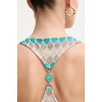 Fracomina Рокля Fracomina в бежово среднодълга с кройка по тялото FS25SD5006K414F8 (FS25SD5006K414F8)