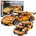 LEAN Toys GT Racing Car Construction Bricks Orange 1: 14 1268 pcs