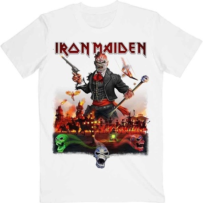 Iron Maiden Legacy of the Beast Live In Mexico City (Back Print) White L Риза (IMTEE105MW03)