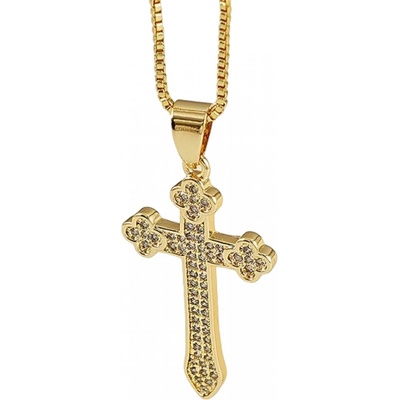 HARAHU Колие Gold Cross - Златен KP23306 (23306)