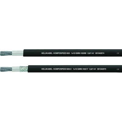 Helu 60292 vedenie ťažnej reťaze KOMPOSPEED 600 1 x 35 mm² čierna 100 m