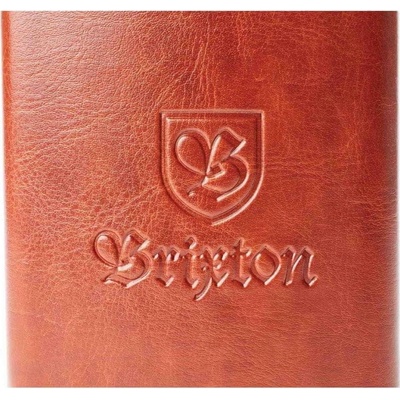 BRIXTON placatka Main Label Flask Brown