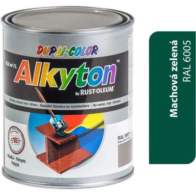 Rust Oleum Alkyton Lesklá R6005 zelená tmavá 750ml