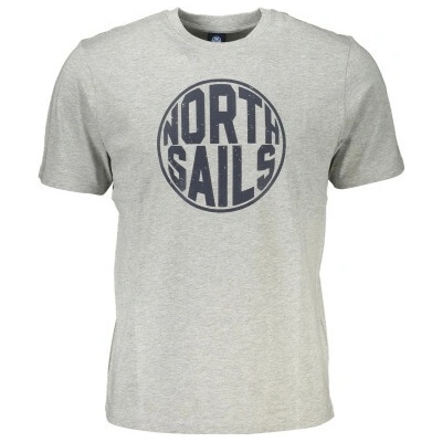 North Sails Stylové pánské tričko s krátkým rukávem Grey