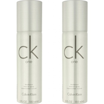 Calvin Klein CK One deospray 2 x 150 ml