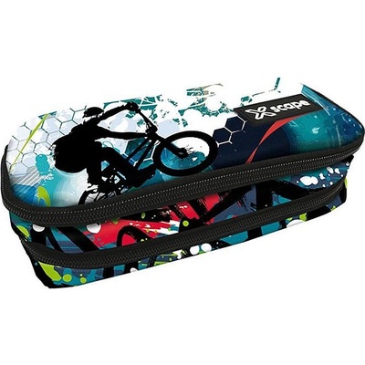 Graffiti Овален ученически несесер Graffiti Xscape - Bike (259340)