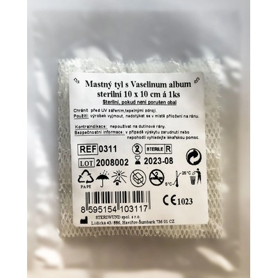 Steriwund Krytí sterilní mastný tyl 20cm x 2m/1 ks – Zboží Dáma