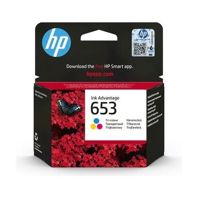 HP Патрон 3YM74AE, No653, 200 страници/5%, Color (653 COL)