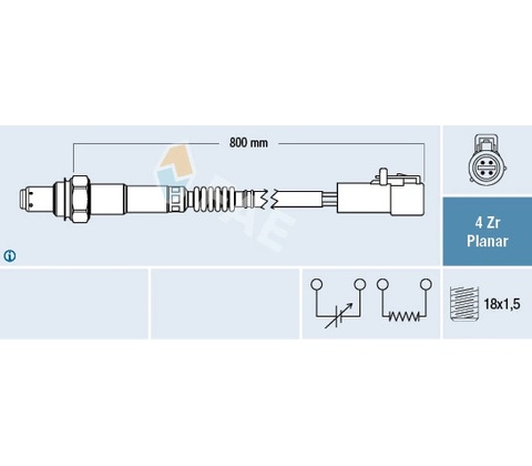 Lambda sonda FAE 77263