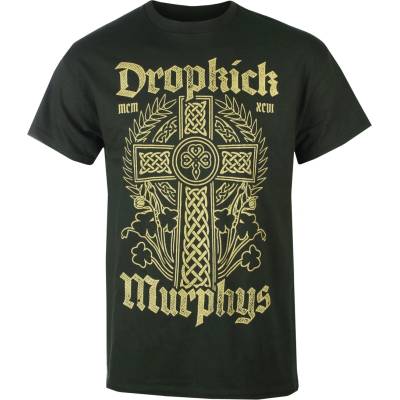 KINGS ROAD мъжка тениска Dropkick Murphys -Celtic Cross Logo - Горско зелено - KINGS ROAD - 20225160