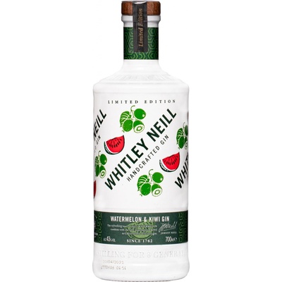 Whitley Neill Watermelon & Kiwi Gin 43% 0,7 l (holá láhev)