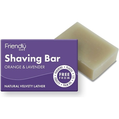 Friendly Soap prírodné mydlo na holenie bez vône 95 g