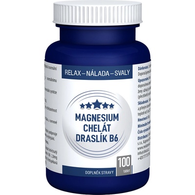 Clinical Magnesium chelát + Draslík B6 100 tablet
