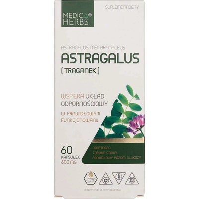 Medica Herbs Astragalus Traganium 600 mg 60 kapsúl