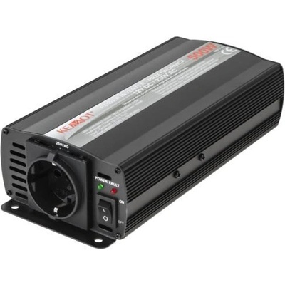 KEMOT menič 12V / 230V 500W (typ F: nemecký)