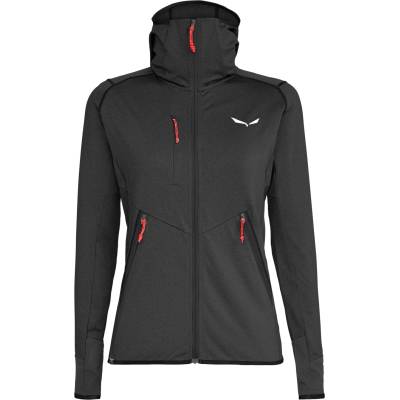 Salewa Дамско поларено яке Salewa Women's Agner Hybrid Polarlite Fullzip Hoody Fleece jacket - Black Out Melange - размер 36 (EU) (105-2337-1013)