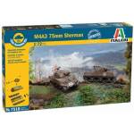 Italeri Бърз монтаж танк 7518 - M4A3 75 mm SHERMAN (1: 72)