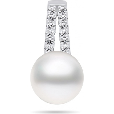 Brilio Silver stříbrný přívěsek s pravou perlou a zirkony PT102W