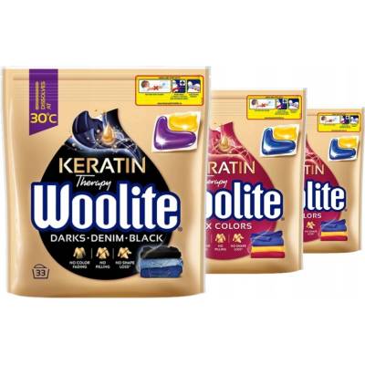 Woolite Kapsle na praní Color + Black 3 x 33 PD