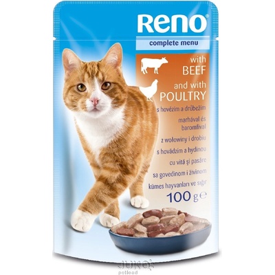 Reno Cat Hovězí a Drubeží 100 g