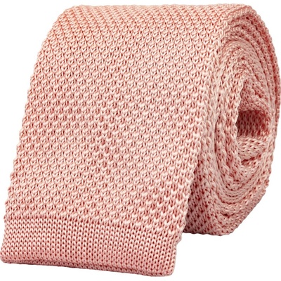 Bubibubi pletená kravata Salmon ružová