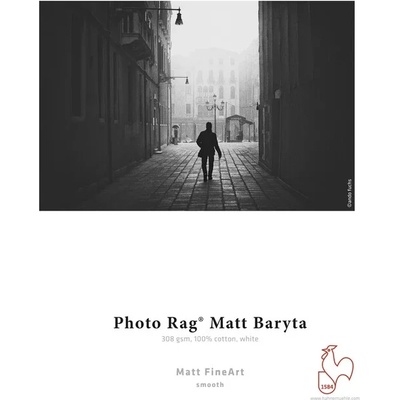 Hahnemühle Hahnemühle Photo Rag Matt Baryta 308 g/m2 - 64" x 12 meter (10643630)