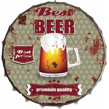 Ceduľa vrchnák Best Beer