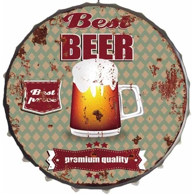 Ceduľa vrchnák Best Beer