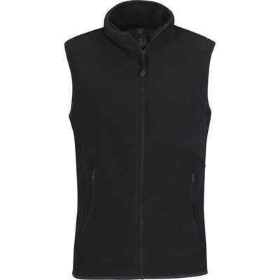 B&C Unisex fleecová vesta FU705 Black