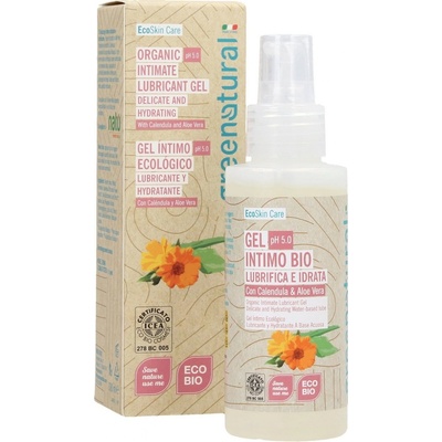 Greenatural Intímny lubrikačný gél nechtík a aloe vera BIO 100 ml