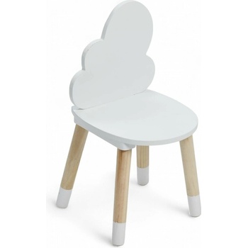 LA FACTORY Dětska židle obláček HEAD IN THE CLOUDS 25 x 25 x 50 cm bílý