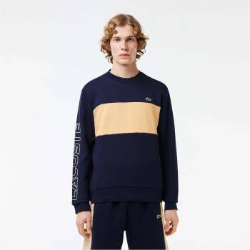 Lacoste Блуза Lacoste Crewneck Colourblock Sweatshirt - Navy