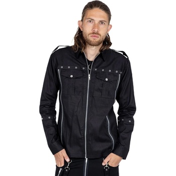 Image 1 of VIXXSIN мъжка риза vixxsin - grady - ЧЕРНО- poi1332