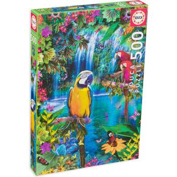 Educa Пъзел Educa от 500 части - Тропически птици (EDU15512)