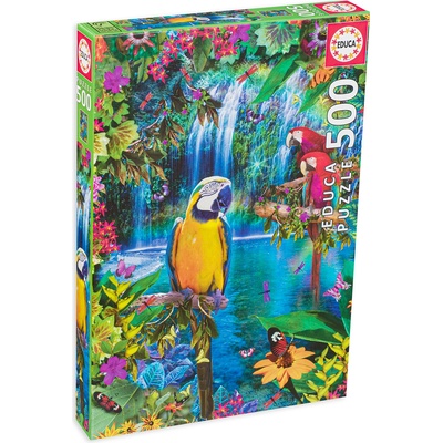 Educa Пъзел Educa от 500 части - Тропически птици (EDU15512)