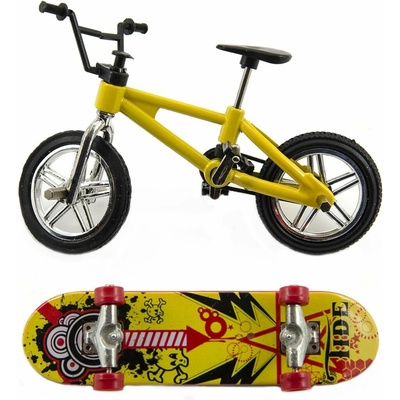 Teddies Skateboard prstový a koleso plast 10cm asst na karte