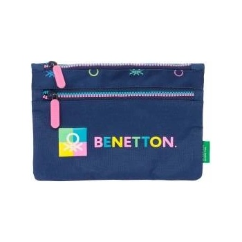 Benetton Ученически несесер Benetton Cool Морско син 23 x 16 x 3 cm
